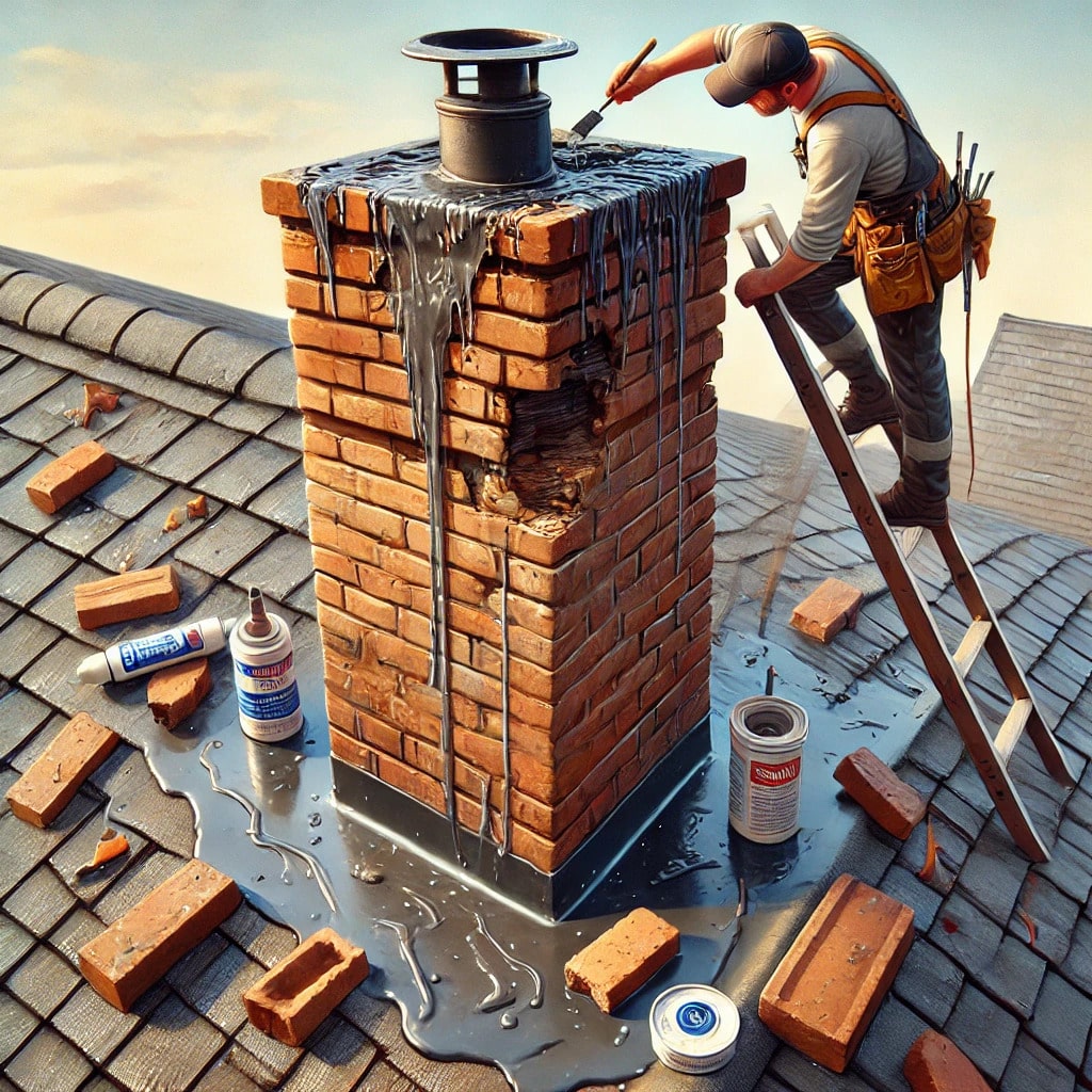 Professional Chimney Leak Repair Lansing IL - Expert Water Damage Prevention by Chimney Sweep Lansing Illinois